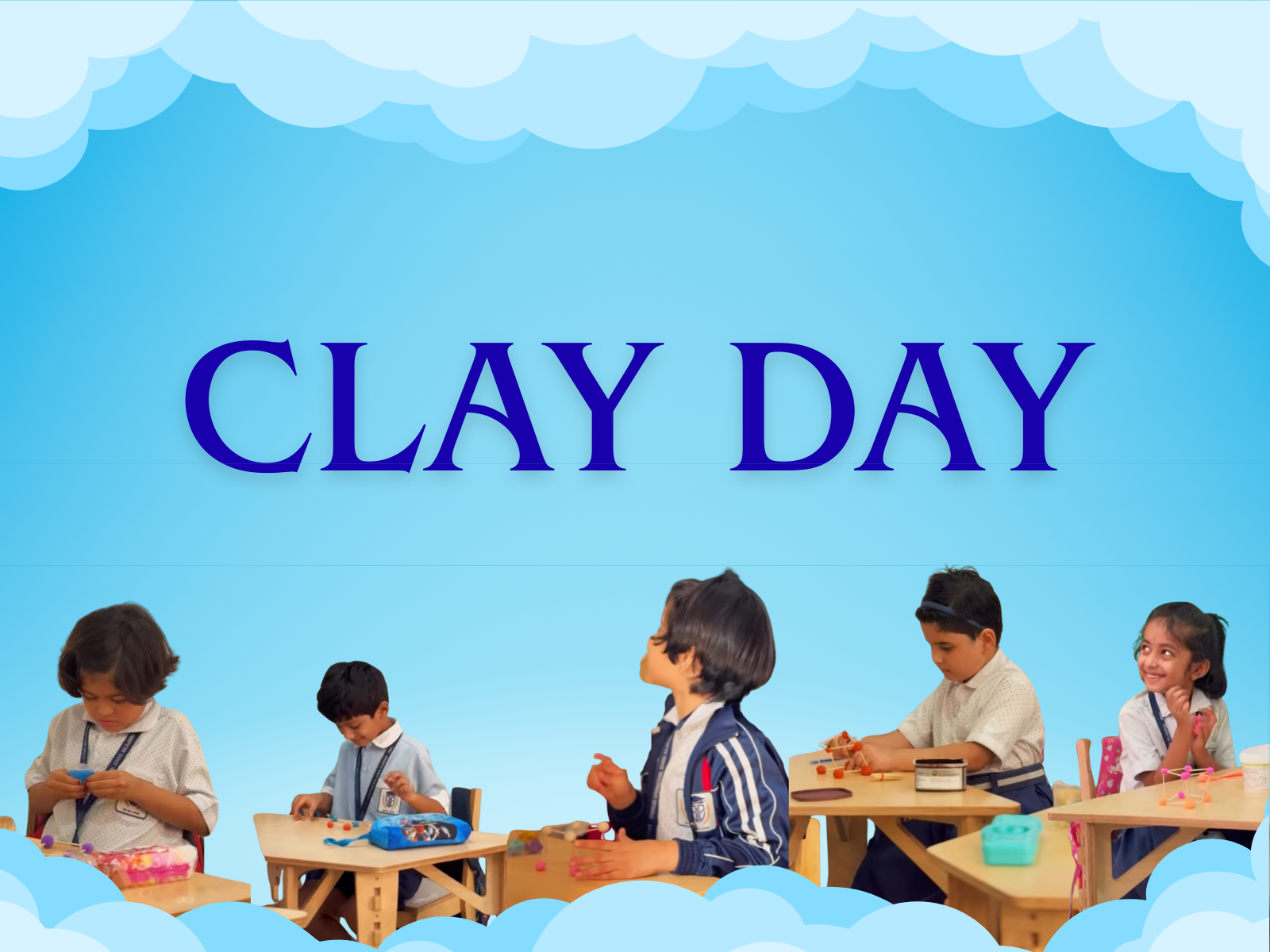 - Clay Day activities for kids at Sparkles International School, Kalaburagi