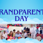 Students and grandparents participating in Grandparents’ Day activities at Sparkles International School